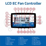 CAN-Fan LCD EC Ventilátor Vezérlő 2